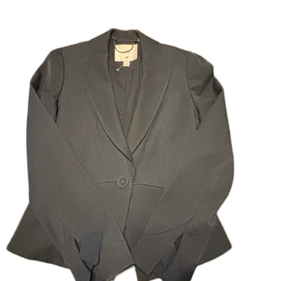 Rebecca Taylor Impeccably Tailored Navy Blazer Women's Size 4 - Picture 7 of 10